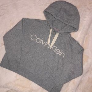 Calvin Klein slightly cropped hoodie